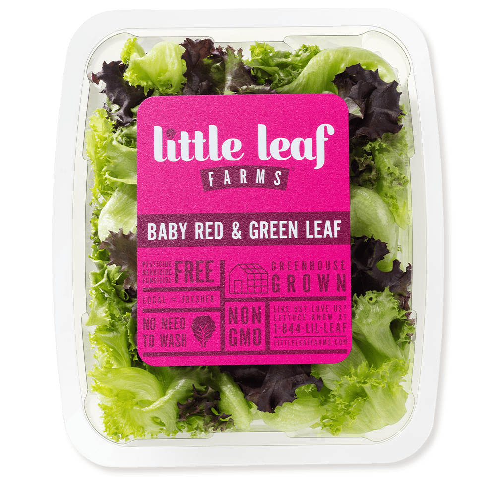 Little Leaf Farms Red & Green Leaf Lettuce, 8 oz.
