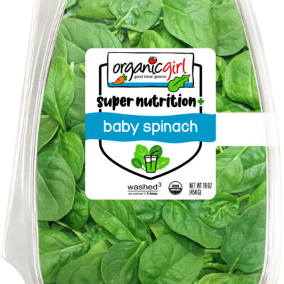 organic girl baby spinach 16oz front