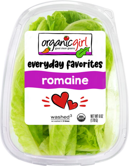 organic girl romaine 6oz front