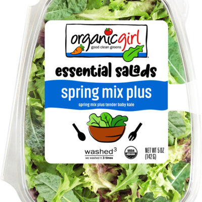 organic girl spring mix plus 5oz front
