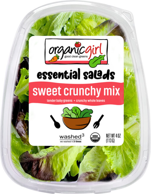 organic girl sweet crunchy mix 4oz front