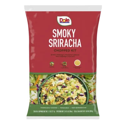 smoky sriracha new chopped kit front of bag